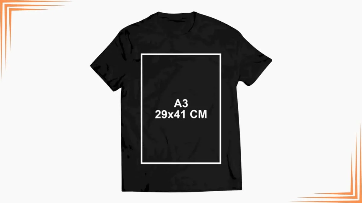 ukuran sablon kaos a3