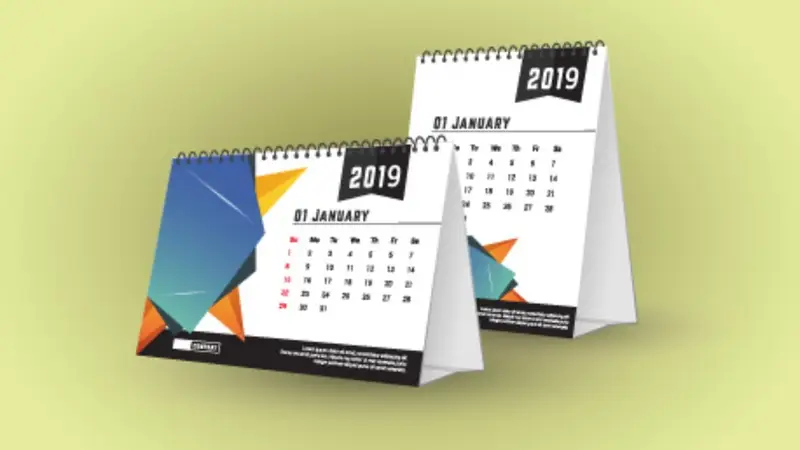 kalender duduk