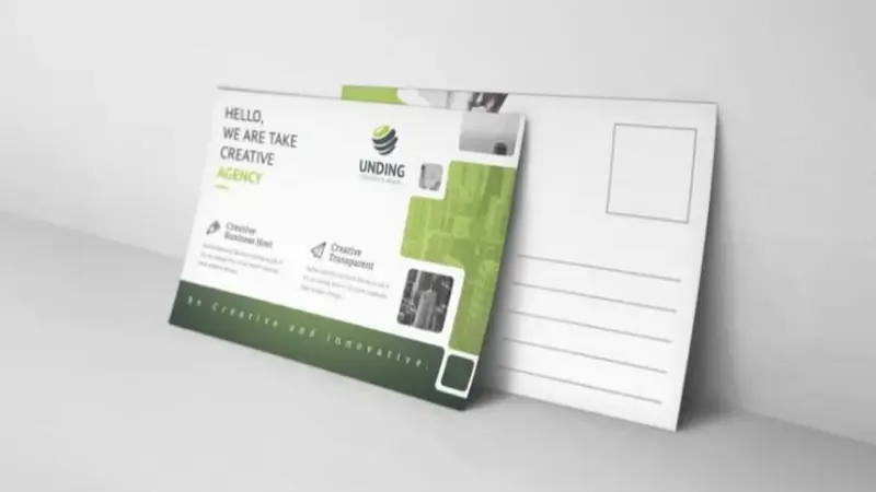 ukuran post card internasional