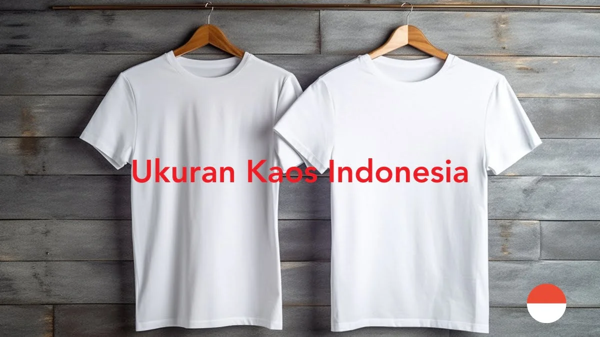 ukuran kaos indonesia