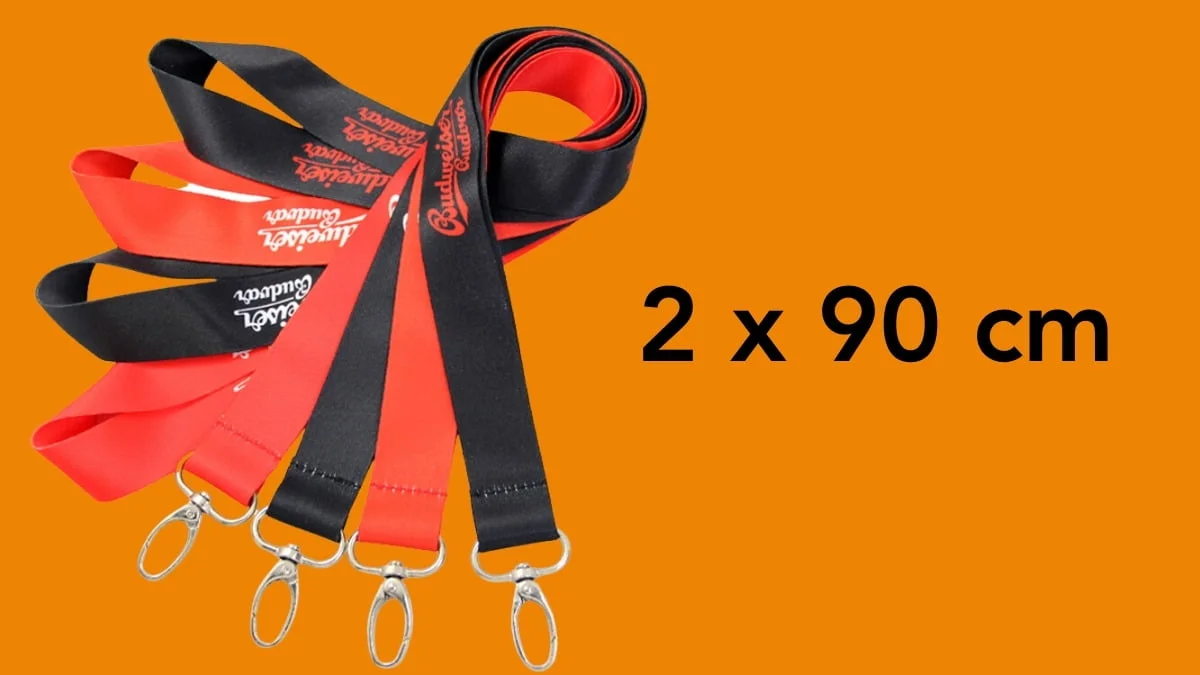 ukuran lanyard tisu