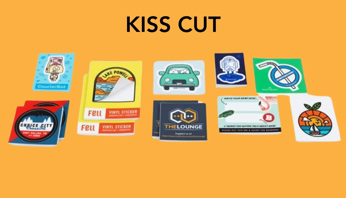 stiker kiss cut