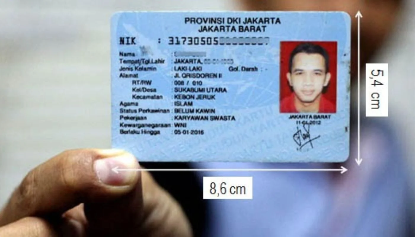 ukuran id card ktp